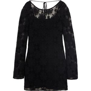 Mango - Strandjurk - Zwart - Crochet