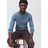 MANGO TEEN - Fijn Gebreide Trui - Blauw