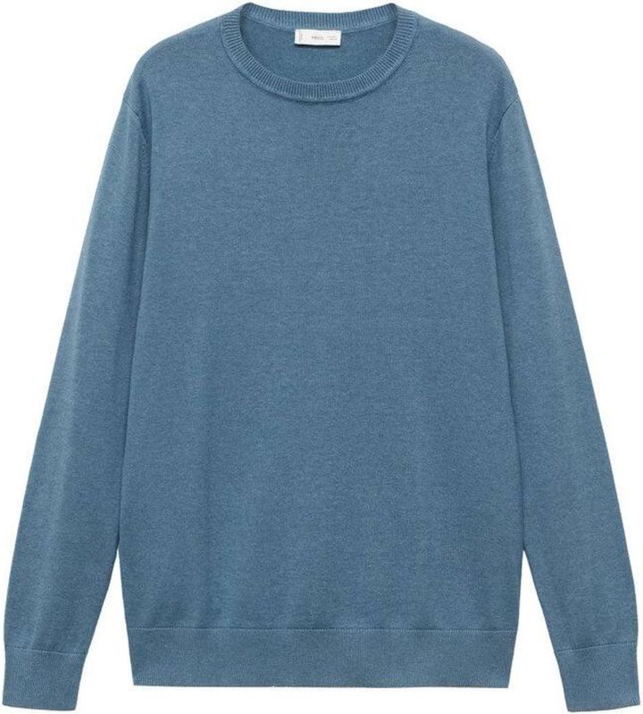 MANGO TEEN - Fijn Gebreide Trui - Blauw