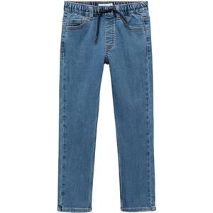 Mango - Jeans - Middenblauw - Regular Fit - Jog Denim