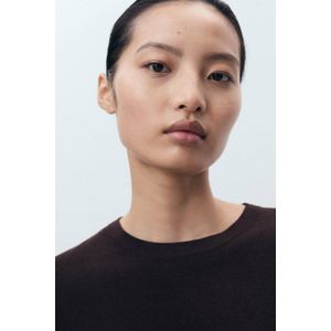 Mango top donkerbruin