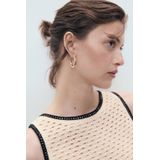Mango - Mouwloze Top - Ecru - Crochet