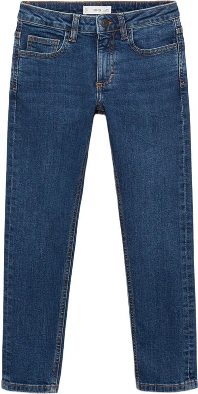 Mango - Jeans - Donkerblauw - Regular Fit