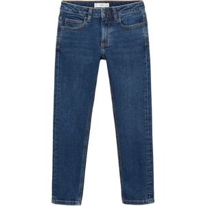 Mango - Jeans - Donkerblauw - Regular Fit
