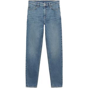 MANGO - Jeans - Lichtblauw - Slimfit - High Waist - Lang/maxi