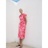 MANGO - Blousejurk - Rosa / Knalrood