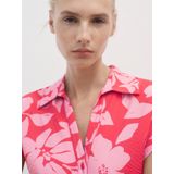 MANGO - Blousejurk - Rosa / Knalrood