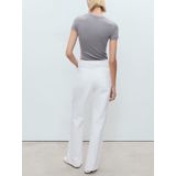 MANGO - DANILA - Jeans - Wit - High Waist - Lang/maxi