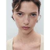 MANGO - VALVI - Zomerjurk - Lichtbeige - Geribbeld Gebreid - Maxi Lengte