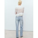 MANGO - DANILA - Jeans - Lichtblauw - Wide Leg - High Waist