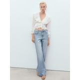 MANGO - DANILA - Jeans - Lichtblauw - Wide Leg - High Waist