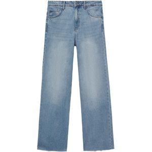 MANGO - DANILA - Jeans - Lichtblauw - Wide Leg - High Waist