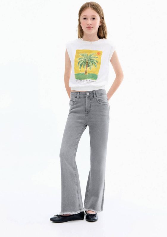 Mango - Kids - Jeans - Flared Pasvorm - Regular Waist