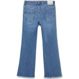 Mango Kids - Flared Jeans - Stretchdenim - Gerafelde Details - Normale Taille