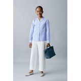 Mango Kids - Blouse - Lichtblauw - Lange Mouwen - 100% Katoen