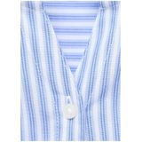 Mango Kids - Blouse - Lichtblauw - Lange Mouwen - 100% Katoen