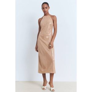 Mango - Galajurk - Bronsrozig - Mouwloos - Vierkante Hals