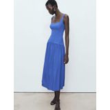 MANGO - Jurk - Saffier - POLA