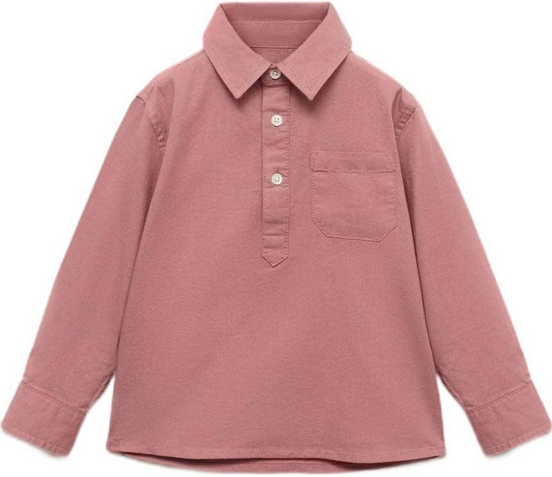 Mango - Polo - Donkerrood - Kids