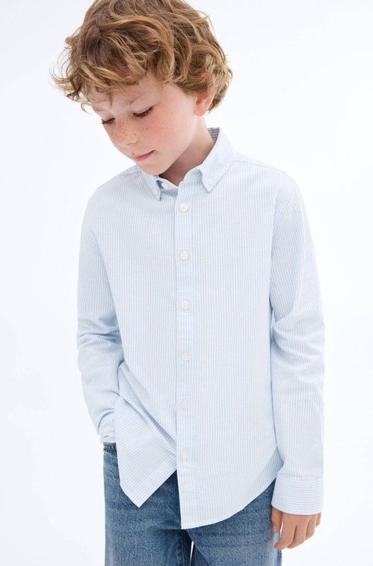Mango Kids - Overhemd - Regular Fit - Lange Mouwen - 100% Katoen