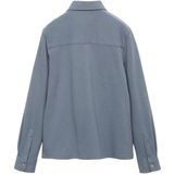 Mango Kids - Overhemd - Blauw - 100% Katoen - Lange Mouwen