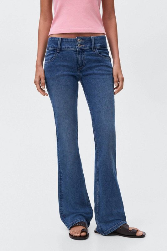 MANGO TEEN - Jeans - Flared Pasvorm - Lage Taille - Duurzaam Denim