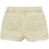 Mango Kids - Denim Short - Blauw - 100% Katoen