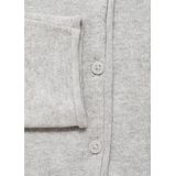 MANGO KIDS - EMMA - Gebreid Vest - Grijs Gemêleerd