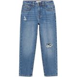Mango - Kids - Straight Leg Jeans - Middenblauw