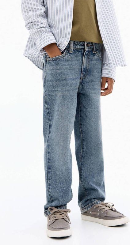 MANGO KIDS - Jeans - Blauw - Denim