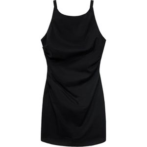 Mango linnen jurk zwart