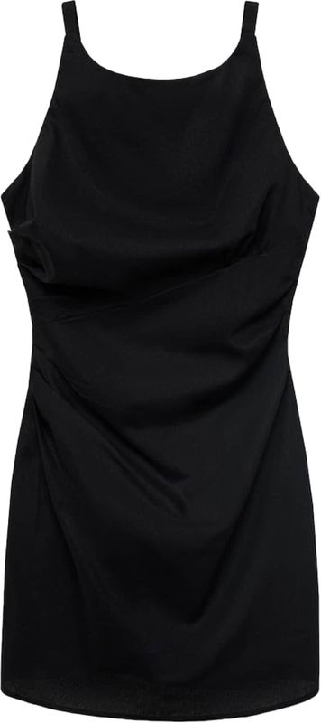 Mango linnen jurk zwart