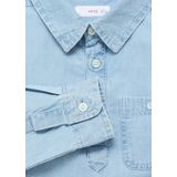 Mango Kids - Overhemd - 100% Katoen - Lange Mouwen - Klassieke Kraag