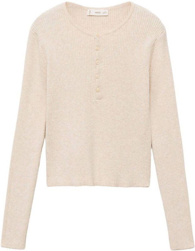 Mango Kids - Gebreide Trui - Zacht Katoen - Ronde Hals