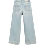 Mango - Jeans - Wide Leg - Katoen - Gerafelde Details - 5-Pockets