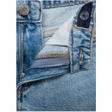 Jeans - Effen - Denim - Light Washed - Wide Leg