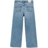 Jeans - Effen - Denim - Light Washed - Wide Leg