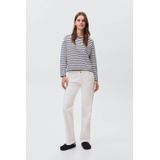 MANGO TEEN - Low Waist Straight Leg Jeans - Wit