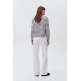 MANGO TEEN - Low Waist Straight Leg Jeans - Wit