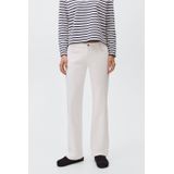 MANGO TEEN - Low Waist Straight Leg Jeans - Wit