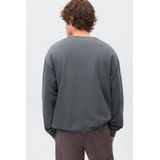 MANGO TEEN - Sweater - Antraciet - Lange Mouwen - Ronde Hals