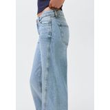 MANGO TEEN - Wide Leg Jeans - Lichtblauw - Low Waist