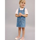 Mango - Spijkerjurk - Medium Blue Denim - Mouwloos - 100% Katoen