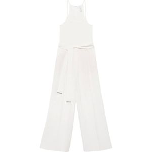 Mango - Jumpsuit - Wit