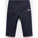 Mango - Ribbroeken - Katoen - Regular Waist - Met Elastische Tailleband