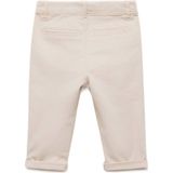 Mango - Kids - Casual Broek - Wit - Regular Fit