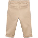 Mango Kids - Broek - Regular Pasvorm - Met Riemlussen en Sierzakken