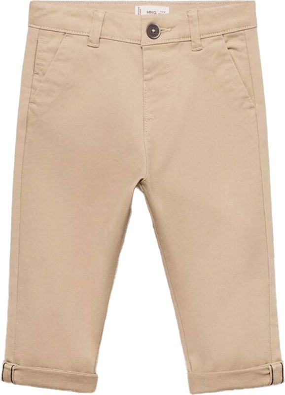Mango Kids - Broek - Regular Pasvorm - Met Riemlussen en Sierzakken