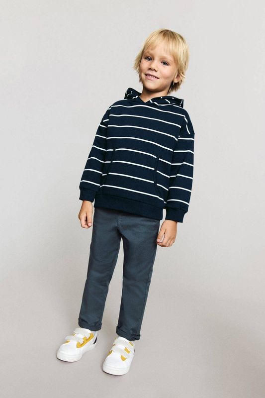 Mango - Kids - Regular Casual Broek - Blauw