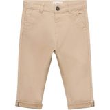 Mango Kids - Broek - Regular Pasvorm - Met Riemlussen en Zakken